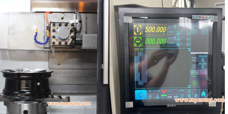Top New Design Vertical Wheel Repair Lathe With Touch Screen !
